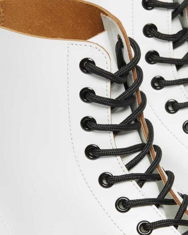 White Dr. Martens 1460 Vintage Lace Up Boots | WHYBJ6379