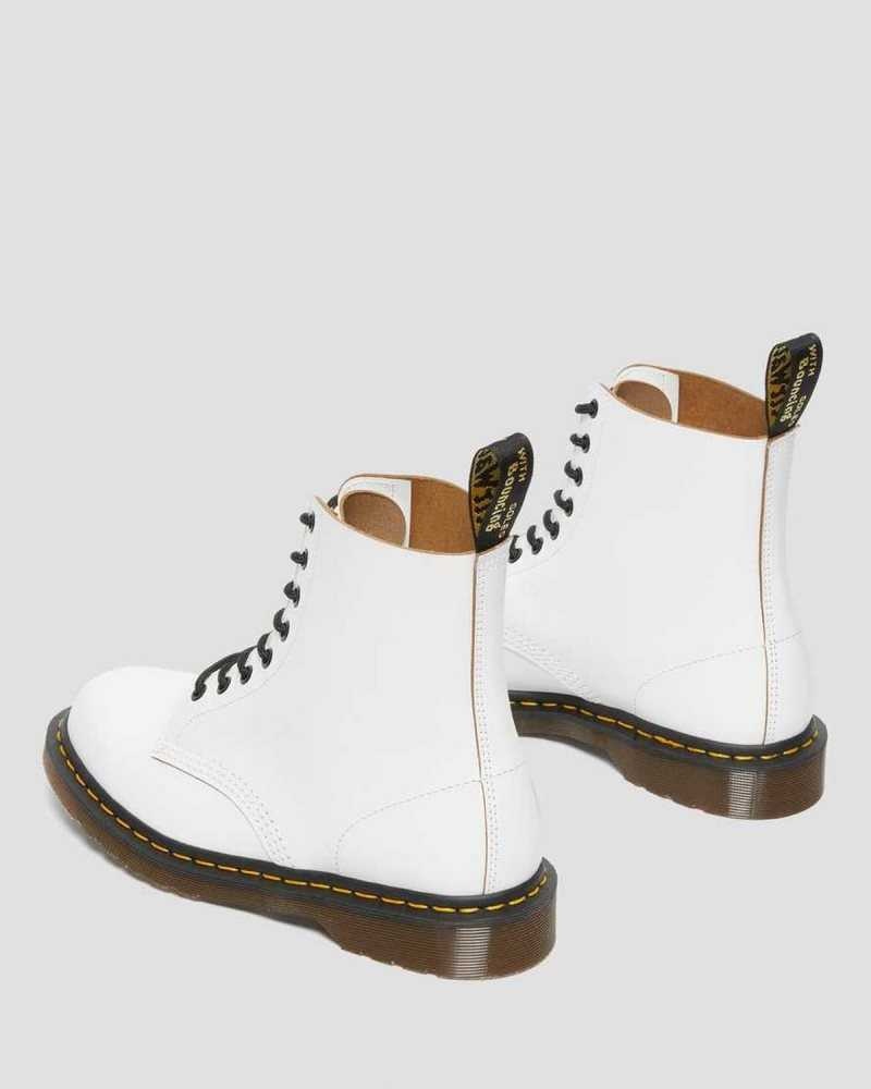 White Dr. Martens 1460 Vintage Lace Up Boots | WHYBJ6379