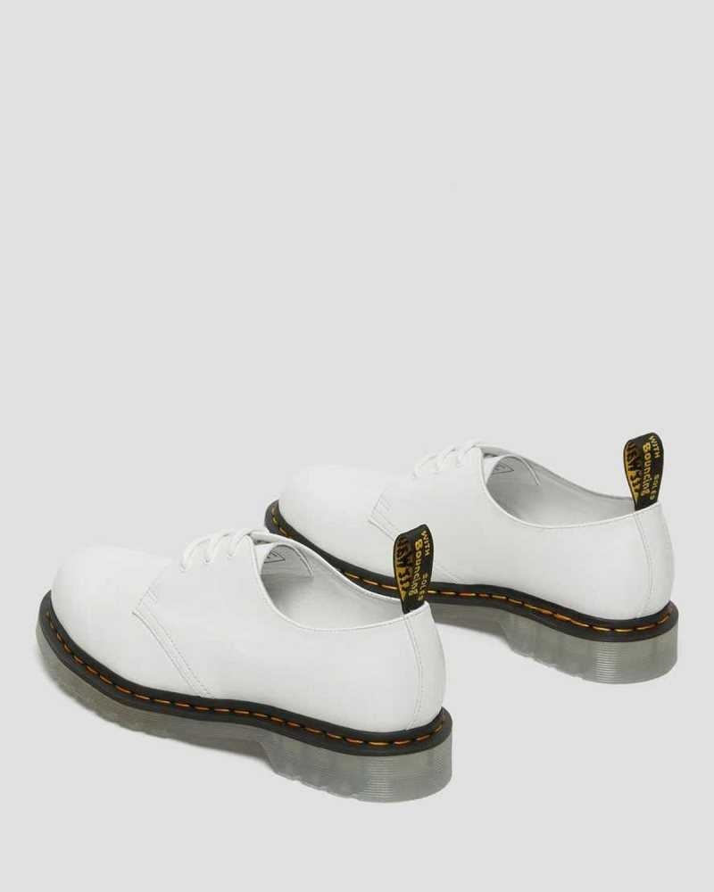 White Dr. Martens 1461 Iced Smooth Leather Oxford Shoes | EJBYC5439