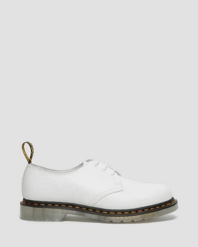 White Dr. Martens 1461 Iced Smooth Leather Oxford Shoes | EJBYC5439