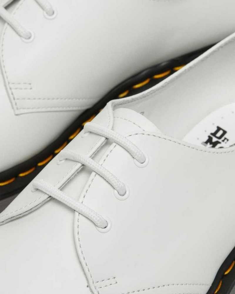 White Dr. Martens 1461 Iced Smooth Leather Oxford Shoes | EJBYC5439