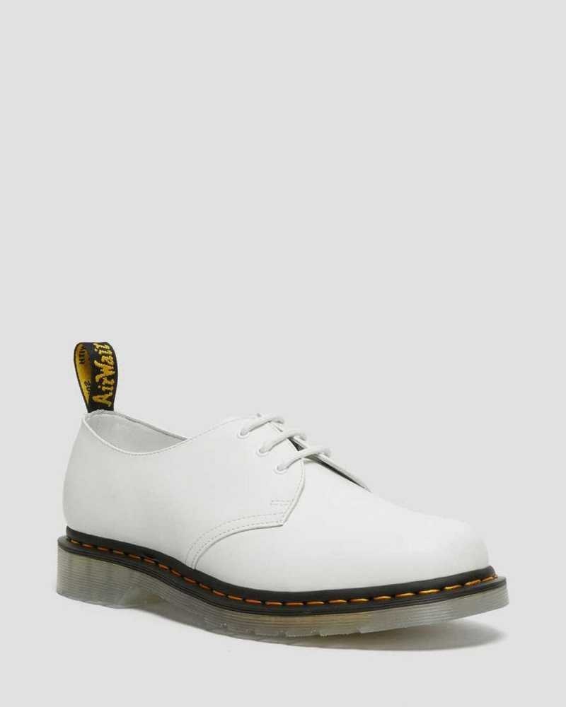 White Dr. Martens 1461 Iced Smooth Leather Oxford Shoes | EJBYC5439