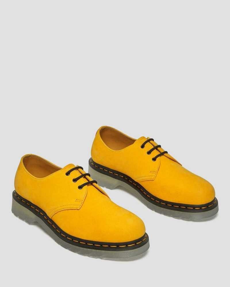 Yellow Dr. Martens 1461 Iced II Buttersoft Leather Oxford Shoes | UHPFG6708