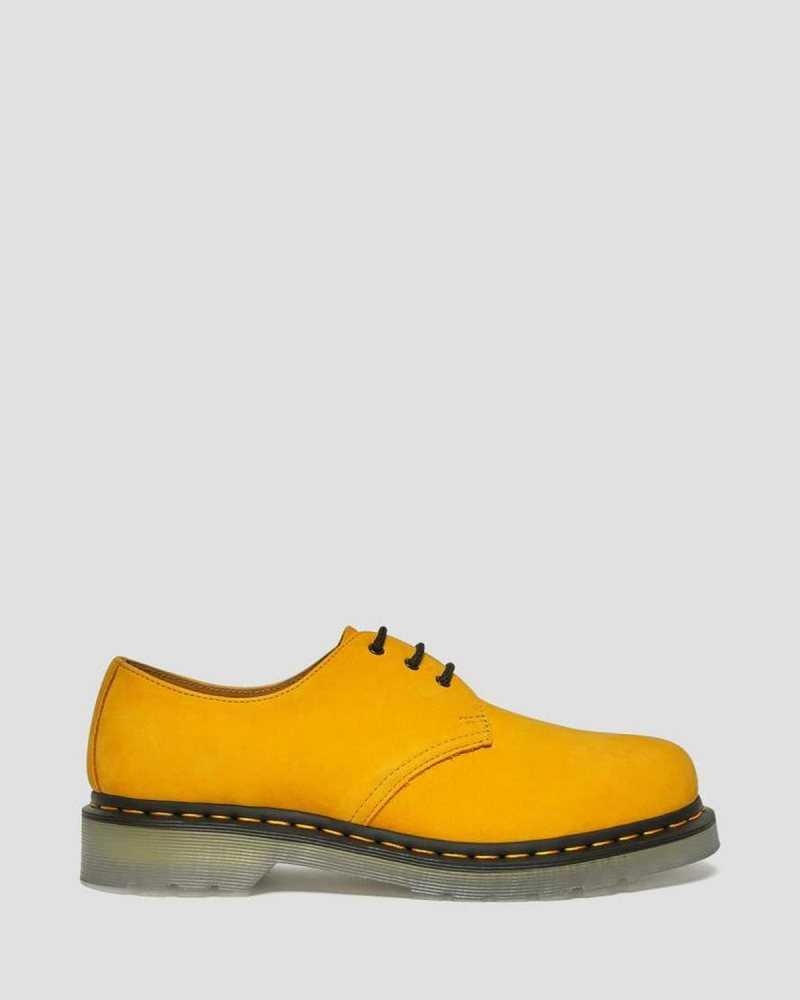 Yellow Dr. Martens 1461 Iced II Buttersoft Leather Oxford Shoes | UHPFG6708